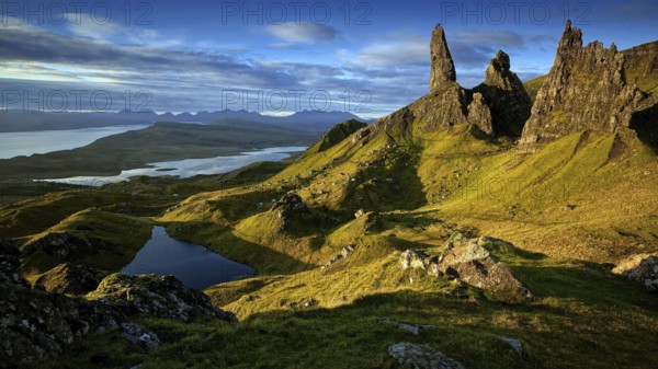 Europe, Scotland, Isle of Skye, Old Man of Storr, Needle, Inner Hebrides