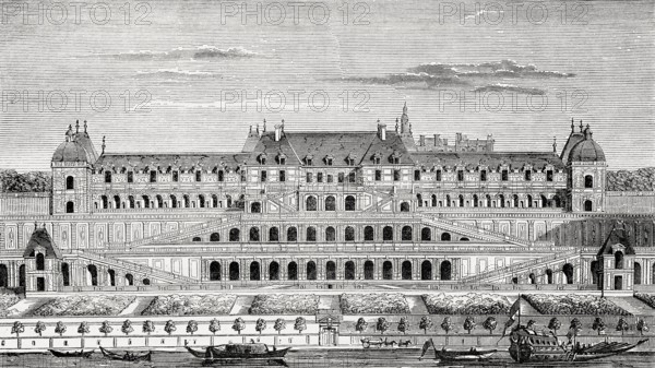 The Château de Saint-Germain-en-Laye, near Paris, France, 19th century