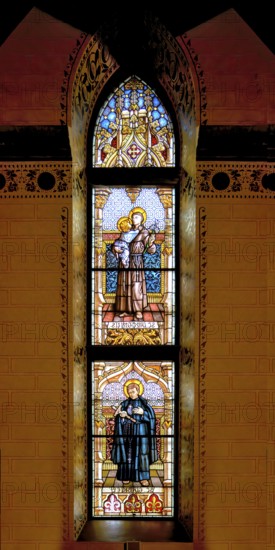Saint Paul of the Cross cathedral, Stained Glass windows, Rousse, Bulgaria