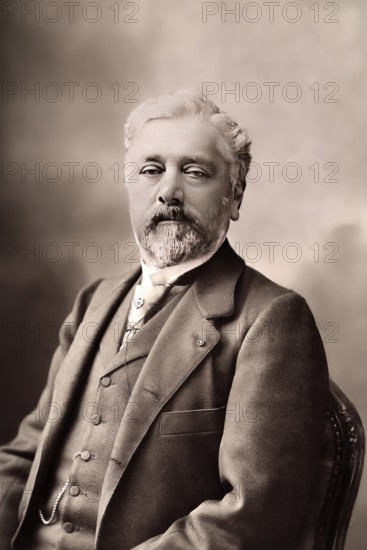 Alexandre Gustave Eiffel, 1832 – 1923, French engineer, after a photograph by Braun & Co