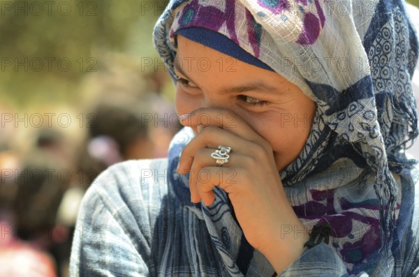 Atmeh Refugee Camp, Idlib, Syria. June 17th 2013. Internally displaced child Syrian refugees in the Atmeh refugee camp, Idlib province Syria