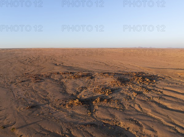 Aerial view, desert landscape, Erongo, Damaraland, Namibia