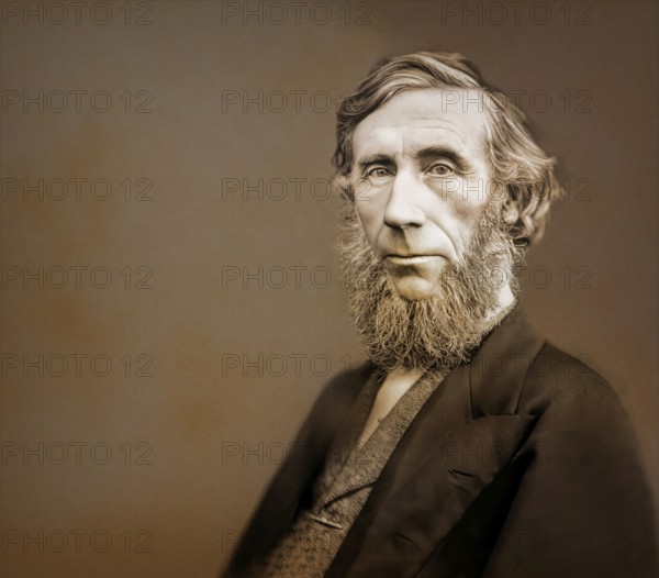 John Tyndall, 1820 –1893, Irish physicist and chemist, discoverer oft he greenhouse effect, digitally edited
