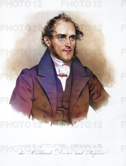 Joseph Julius Czermak (* 2 June 1799 in Prague, † 14 March 1851 in Vienna) was an Austrian physician, physiologist and anatomist, Historical, digitally restored reproduction from a 19th century original, Record date not stated