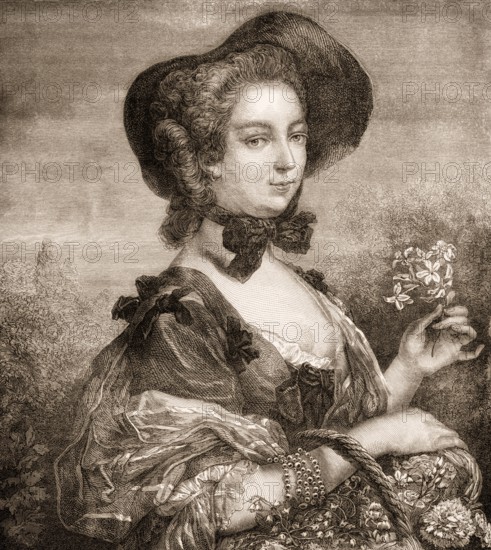 Jeanne Antoinette Poisson, Marquise de Pompadour, Madame de Pompadour, 1721-1764, chief mistress of Louis XV