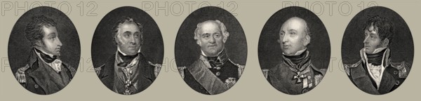 Offiziere der britischen Royal Navy, 18. Jahrhundert