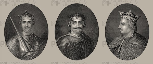 Könige von England, Wilhelm I., Wilhelm II., Heinrich I., 11. und 12. Jahrhundert, Haus der Normandie