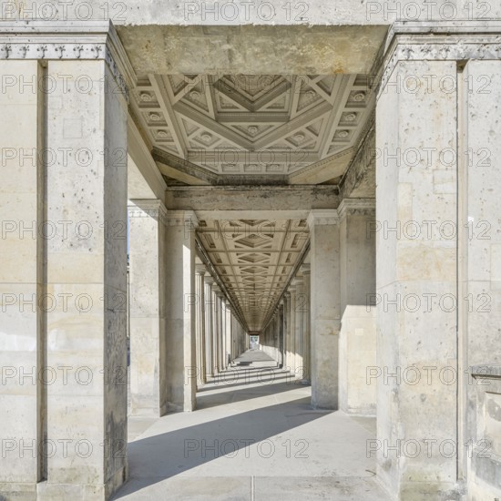 The colonnades of Museum Island, Berlin-Mitte, Berlin, Germany
