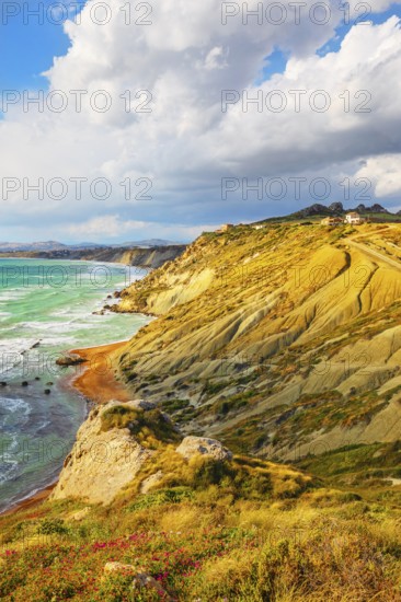 Riserva Naturale di Punta Bianca, Palma di Montechiaro, Agrigento, Sicily, Italy