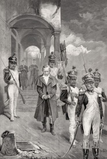 Execution of the anti-French agitator Johann Philipp Palm on 26 August 1806 at Braunau