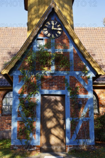 Historic St. John's Chapel, European Route of Brick Gothic, Adendorf, Lüneburg County, Lower Saxony, Germany
