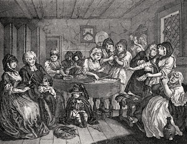 A Harlot's Progress, caricature by William Hogarth, 1697-1764