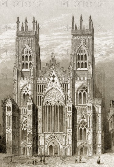 York Minster or Cathedral and Metropolitical Church of Saint Peter in York, England, United Kingdom