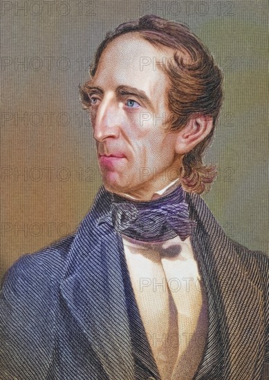 John Tyler, 1790, 1862, 10th President of the United States of America, Illustration from Gallery of Historical Portraits, published around 1880, Historical, digitally restored reproduction from a 19th century original, Record date not stated