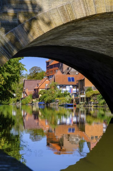 Schlagd, on the Werra, Allendorf district, Bad Sooden-Allendorf, Werratal, Werra-Meißner district, Hesse, Germany