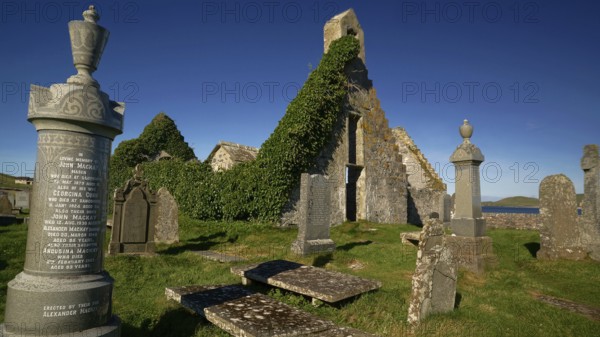 Europe, Scotland, Great Britain, England, landscape, Durness, ruin, chapel