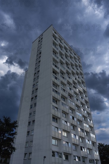 Tenement high-rise, Erlangen, Middle Franconia, Bavaria, Germany