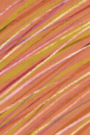 Abstract design featuring diagonal stripes in warm, earthy pastel tones. This vibrant pattern is ideal for use in digital art, backgrounds, or textile design