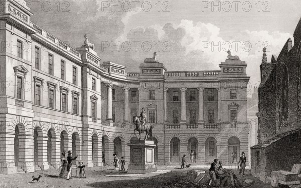 The Parliament House, Edinburgh, Scotland, 19th century, from Modern Athens by Th. H. Shepherd