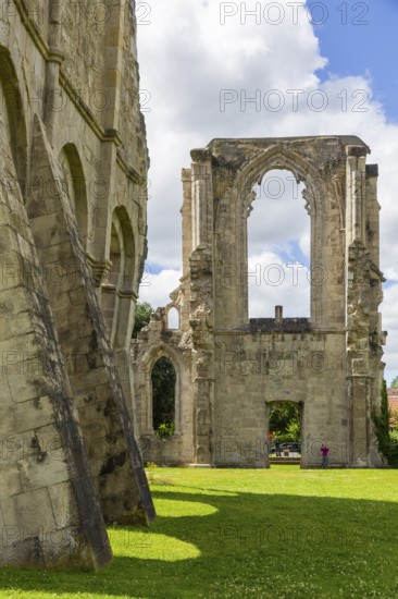 Walkenried Abbey is a former Cistercian abbey in Walkenried, situated on the southern edge of the Harz Mountains near the border triangle of Lower Saxony, Saxony-Anhalt and Thuringia. The building complex includes the ruins of the abbey church and the largely preserved Gothic cloister building. This was converted into the Walkenried Monastery Cistercian Museum in 2006. Since 2010, the monastery complex has been a UNESCO World Heritage Site as part of the Rammelsberg Mine, Goslar Old Town and Upper Harz Water Management Site, Walkenried Monastery, Walkenried, Lower Saxony, Germany