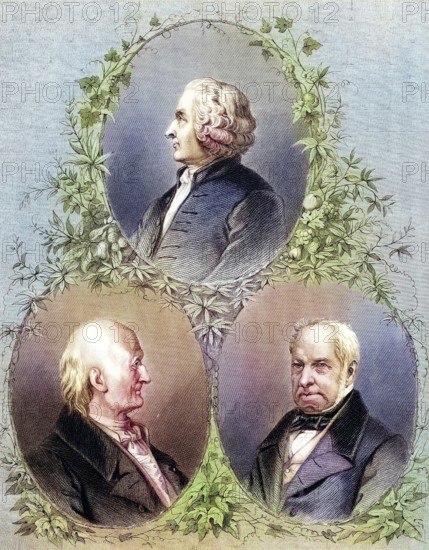 Otto Armand Linne, born 1869, died 1937 in Hamburg, a German garden and landscape architect, Scottish physician and an eminent botanist, Historical, Reproduction of an original 19th century original, digitally enhanced