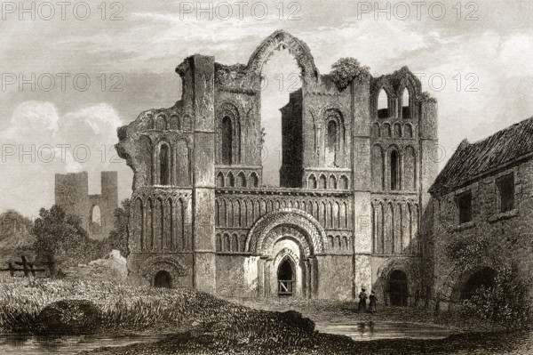 Castle Acre Priory, Castle Acre, Norfolk, England, 18. Jahrhundert