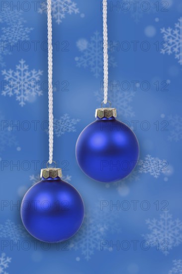 Christmas with Christmas baubles Christmas decoration decoration Christmas card card and text free space Copyspace in Stuttgart, Germany