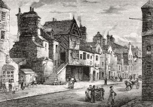 Mahogany Land in Potterow, 1821, Edinburgh, Scotland, United Kingdom