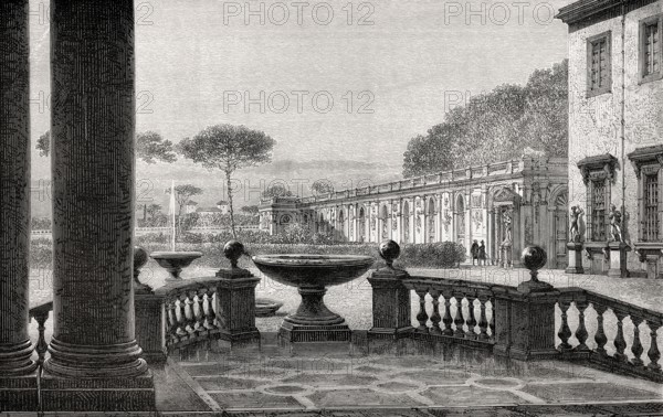 The French Academy in Rome, Villa Borghese, Rome, Italy, 19th Century
