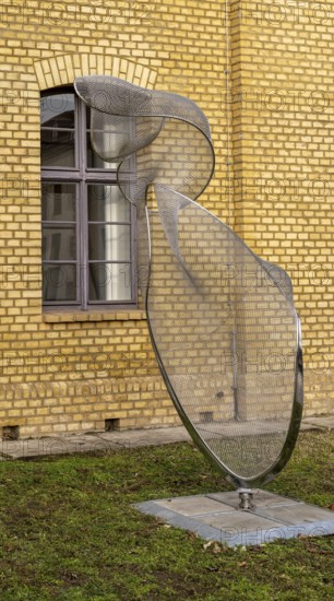 Berlin Spandau Citadel, modern metal sculpture, Berlin, Germany