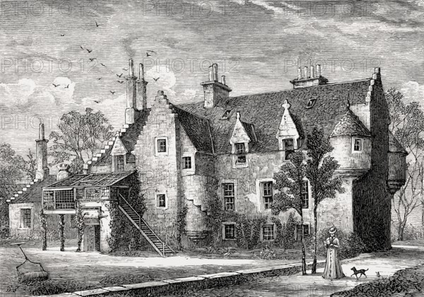 Easter Coates House, 32 Palmerston Place, Edinburgh, Scotland, 19th century