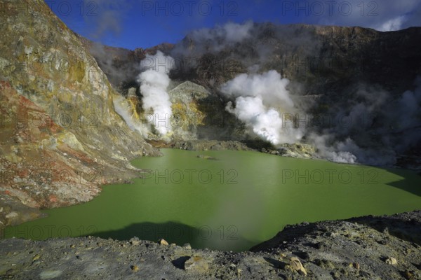 New Zealand, Island, White Island, Geothermal, Hot Springs, Volcanism, New Zealand