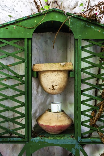 Water filter, El Patio Farm Museum, one of the oldest (1845) and largest farmhouses on Lanzarote, Agricultural Museum, Tiagua, Lanzarote, Canary Islands, Spain