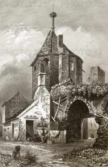 Die mittelalterliche Stadtmauer von Great Yarmouth, Great Yarmouth, Norfolk, England, UK, 18.