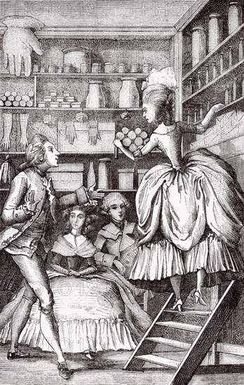 Parfümerie, Frankreich, 18. Jahrhundert