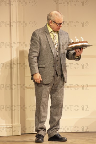 Joachim Krol (Wolfgang), Sophia oder das Emde der Humanisten, German premiere, photo rehearsal on 11.03.2026 at the Renaissance Theatre, Berlin, premiere on 15.03.2026