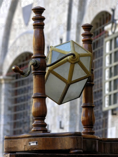 Il Palio di Siena, historical horse race, lottery drum to determine the horses at random, Piazza del Campo, historic centre, Siena, Tuscany, Italy