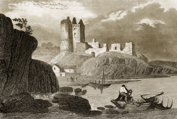Ravenscraig Castle, Kirkcaldy, Schottland, Großbritannien, 19. Jahrhundert