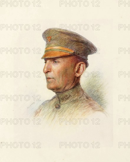 The Allies in World War I, America, Secretary of the YMCA, Rev. CH Rose of Southport, Indiana, Historical, digitally restored reproduction from a 19th century master, Record date not stated