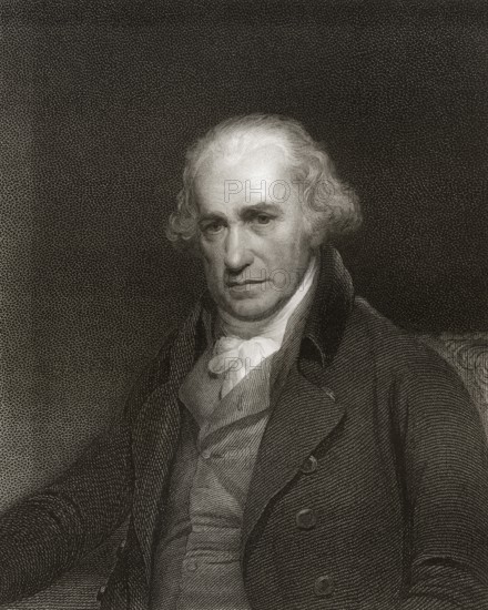 James Watt, 1736 - 1819, Scottish inventor of the steam engine
