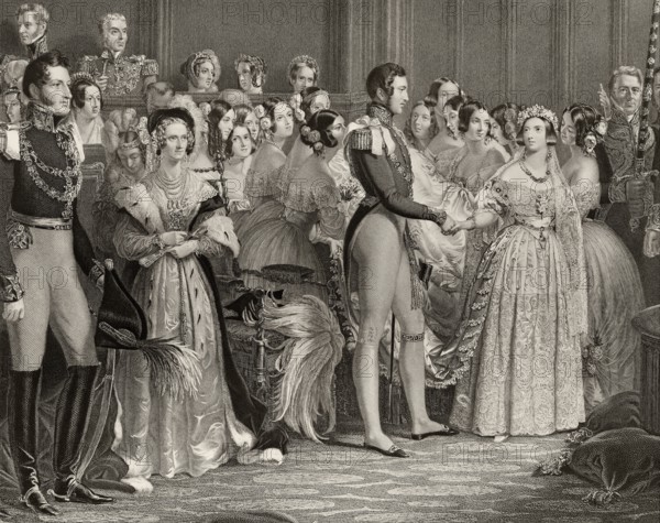 The Marriage of Queen Victoria, Chapel Royal, St James's Palace, 1840