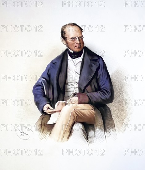 Heinrich Franz Graf von Bombelles (born 26 June 1789 in Versailles, died 31 March 1850 in Savenstein in Lower Carniola) was an Austrian diplomat, officer and tutor of the later Emperor Franz Joseph I, Historical, digitally restored reproduction from a 19th century original, Record date not stated