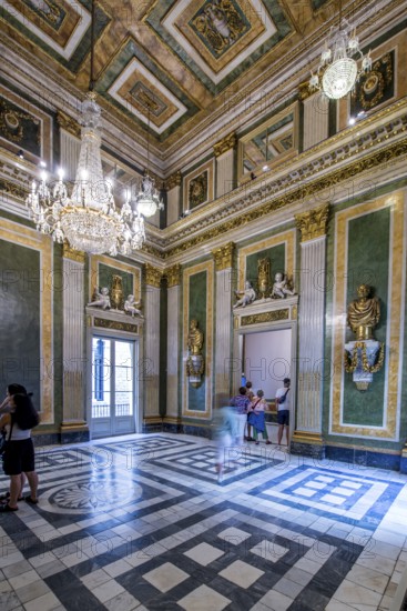 The green room at the Pablo Picasso at the Museu Picasso (Piccaso Museum), barcelona, spain