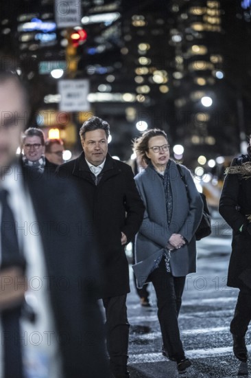 Trip of the Federal Minister of Economics and Climate Protection Robert Habeck to the USA from 06-10 March 2024 Arrival in New York, 08 March 2024