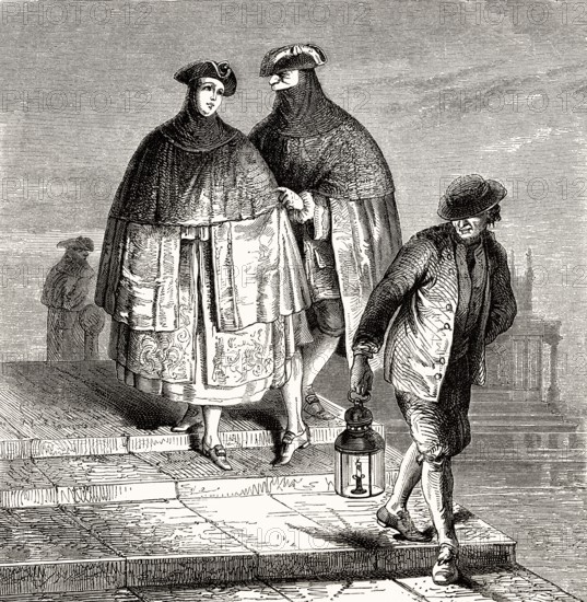 Venezianische Kostüme, 18. Jahrhundert