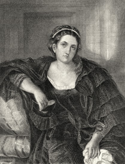 Leonore, character from the drama Fiesco's Conspiracy at Genoa by Friedrich Schiller, 1759 - 1805