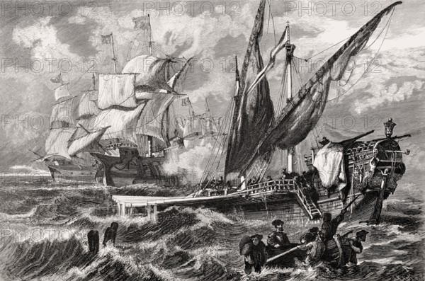 Hanseatic harbour, Germany, Europe, 16th century