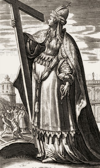Saint Helena, c. 246/248 AD – c. 330, an Empress of the Roman Empire, mother of Roman emperor Constantine the Great