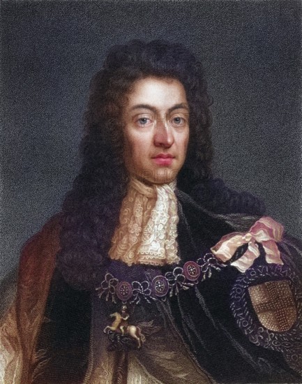 William III, King of England, Scotland and Ireland, 1650-1702 alias William of Orange. From the book Gallery of Portraits, published in 1833, Historical, digitally restored reproduction from a 19th century original, Record date not stated