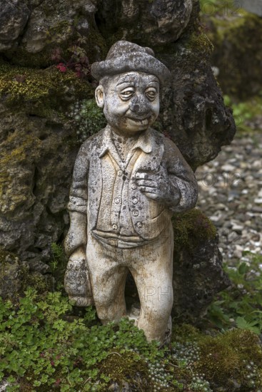 Figure in a garden, Bavaria, Germany